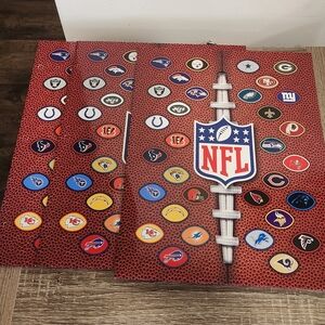NFL Red and Blue Logo Folder